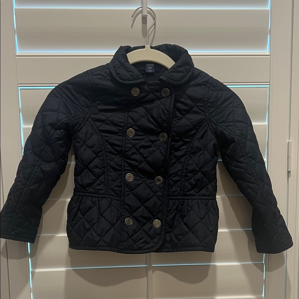 GAP Kids Navy Quilted Puffer Jacket